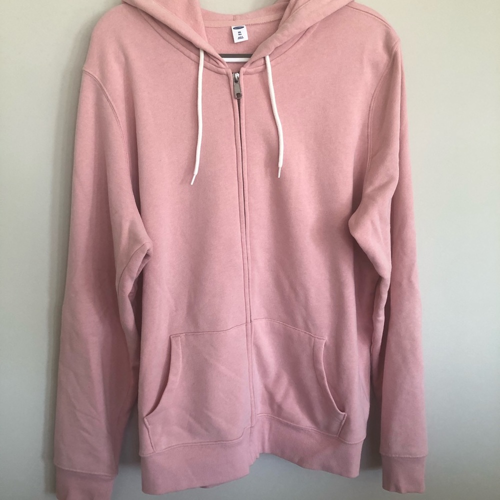 Tall Light Pink Old Navy Zip Up Hoodie
